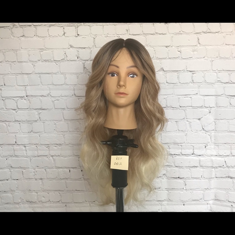Long brown/blonde ombré